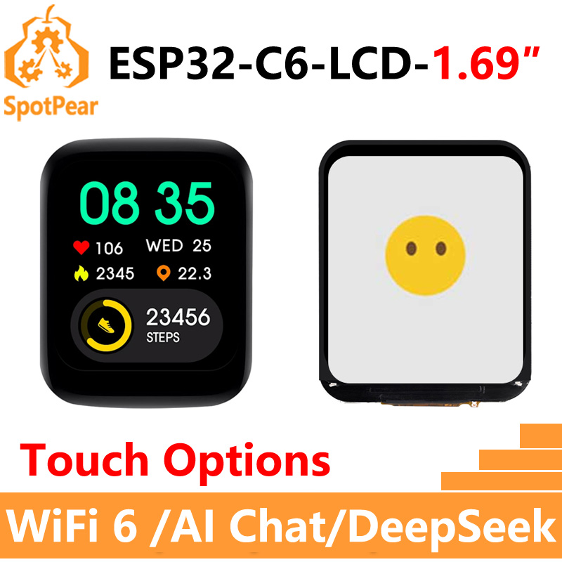 Esp32 C6 - Waveshare ESP32-C6 1,69 inch touchscreen LCD-optie