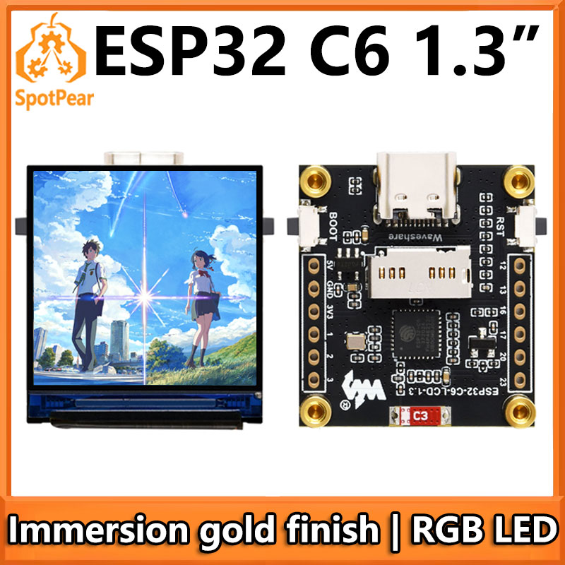 Esp32 C6 - ESP32-C6 LCD Development Board 1.3 inch
