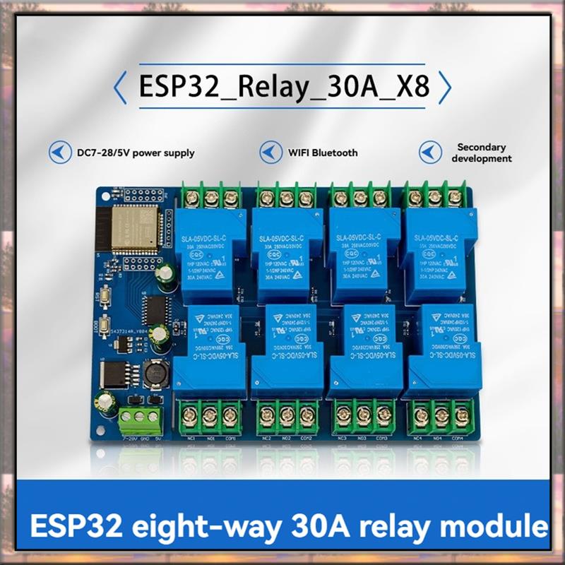 Espressif Esp32 - BAAZ HOT 8 Kanaals Relaismodule 30A