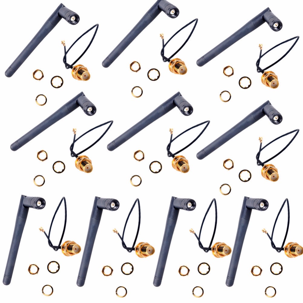 Esp8266 - 10Pcs 2.4Ghz 3DBI Wifi Antenne +