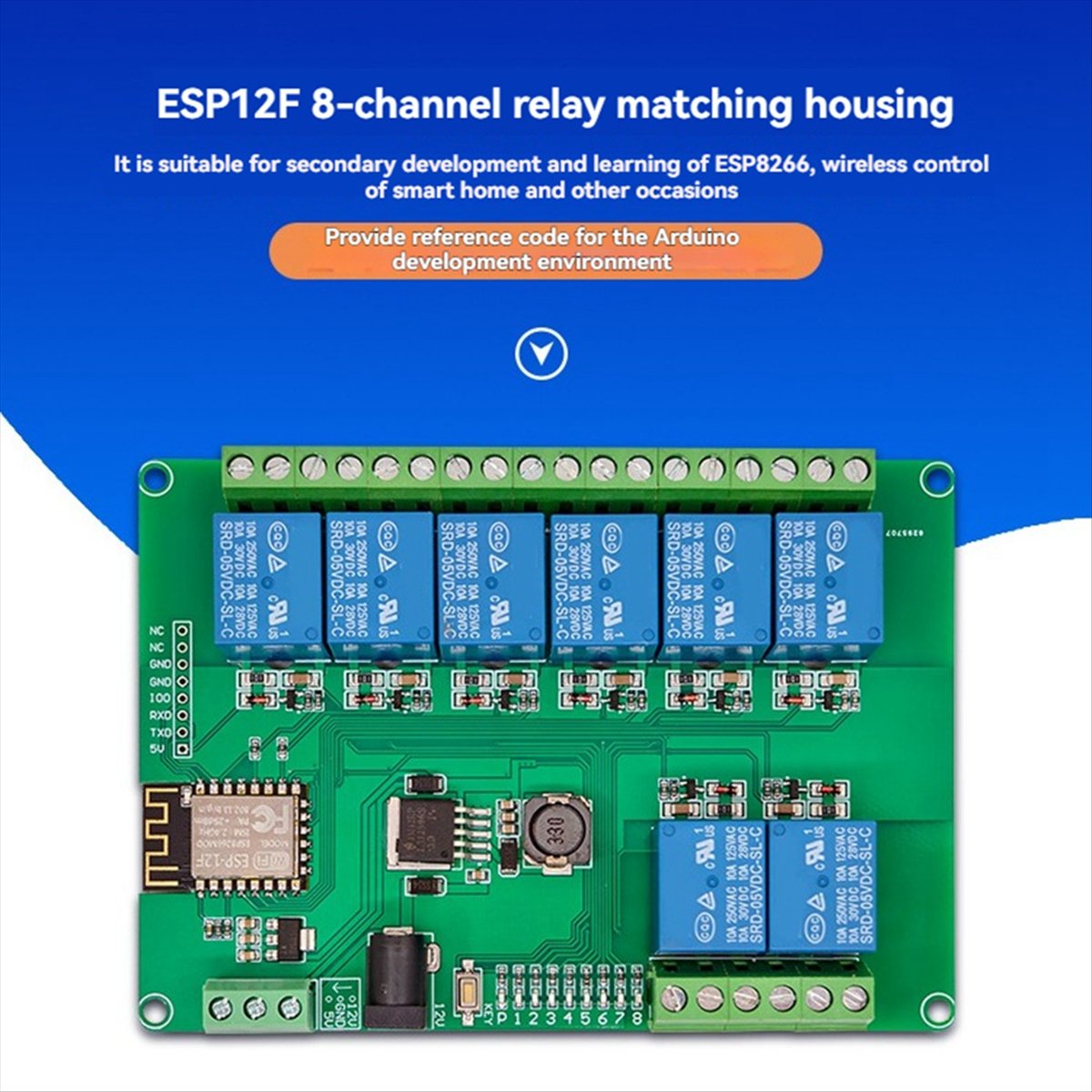A99X 8-CH relaismodule DC12-24 - Esp8266 recensie en prijs