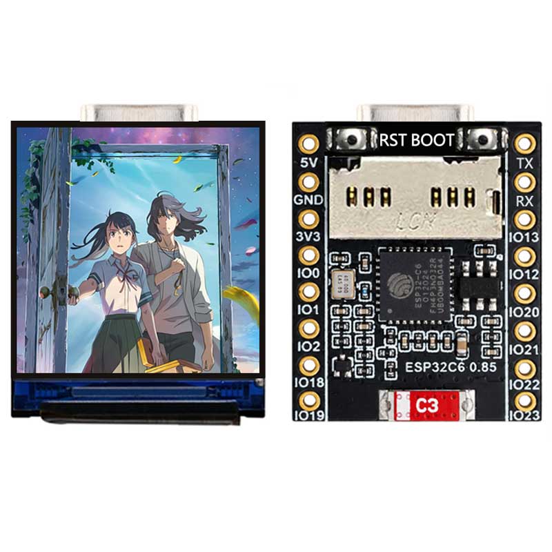 ESP32 C6 0,85 inch 128x128 IPS - Esp32 C6 recensie en prijs