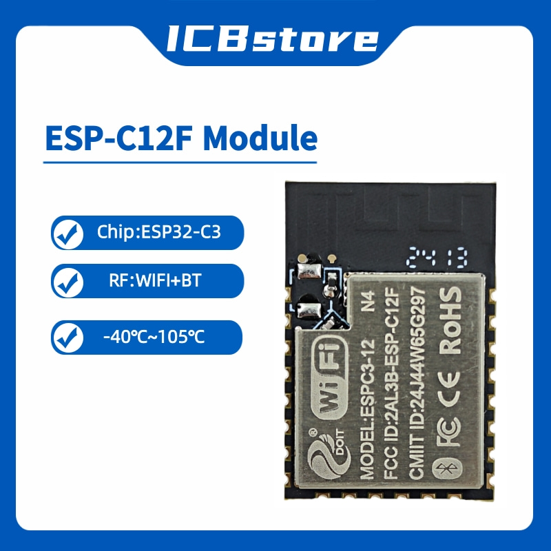 ESP32-C3-serie module ESP-C12F - Esp32 C3 recensie en prijs