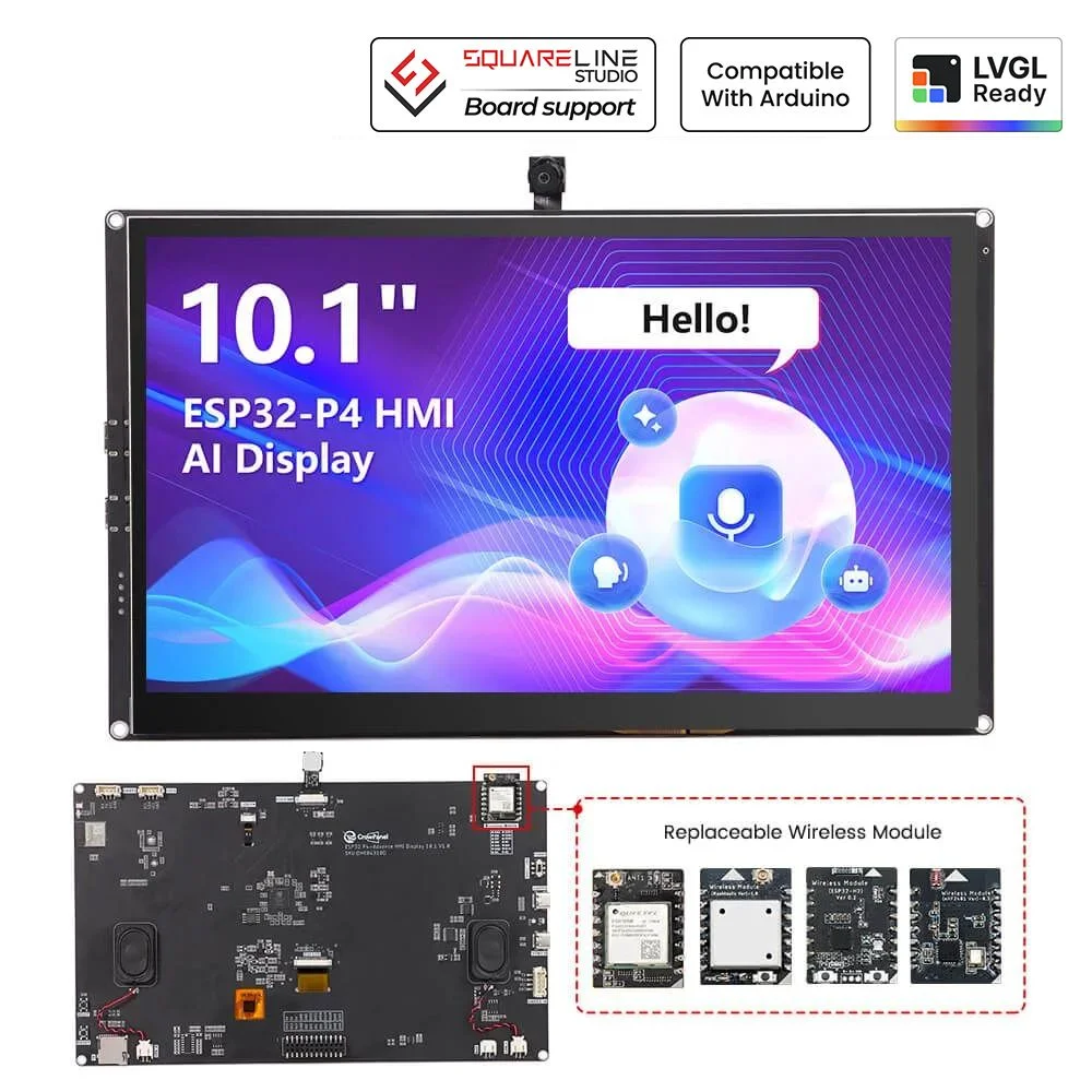 Elecrow CrowPanel Advanced 10. - Esp32 P4 recensie en prijs