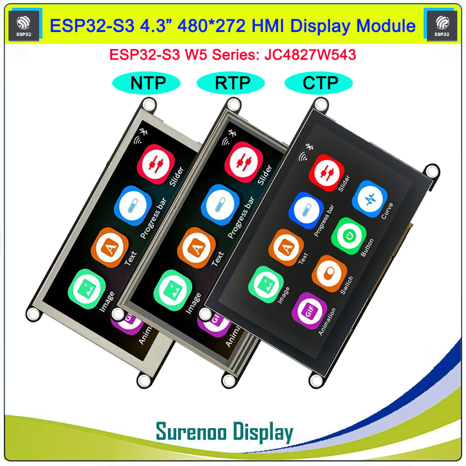 Guition HMI W5 ESP32-S3-N4R8 J - Esp32 P4 recensie en prijs