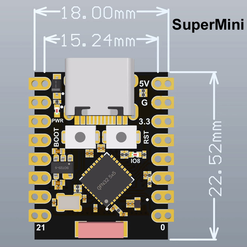 ESP32-S3 Supermini Pro MINI on - Esp32 Wifi Bluetooth Module recensie en prijs