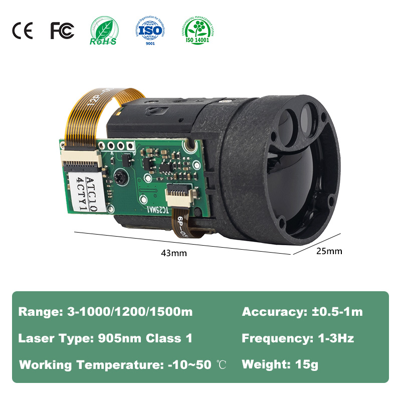 TC25 UART Laser Rangefinder Mo - Esp32 recensie en prijs