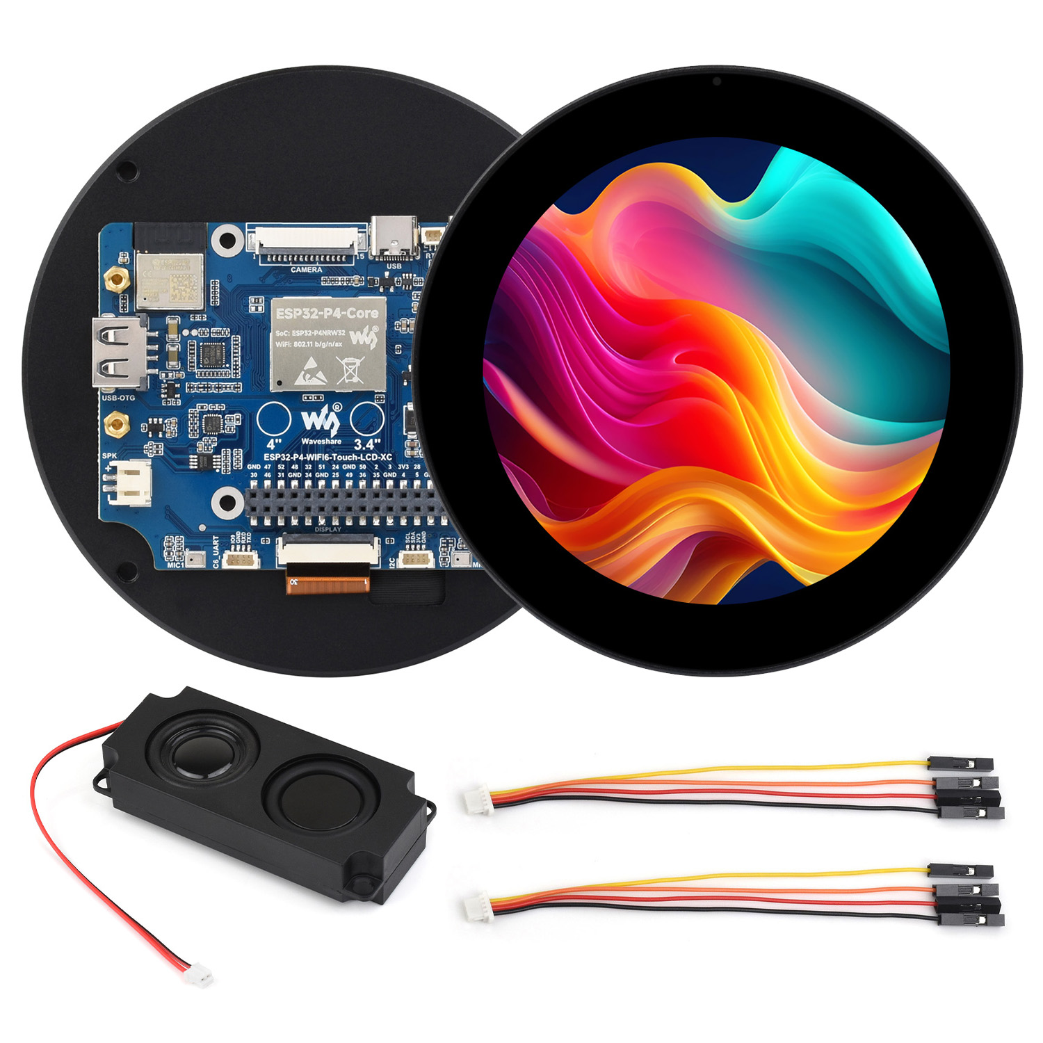 ESP32-P4 3,4/4 inch rond touch - Esp32 P4 recensie en prijs