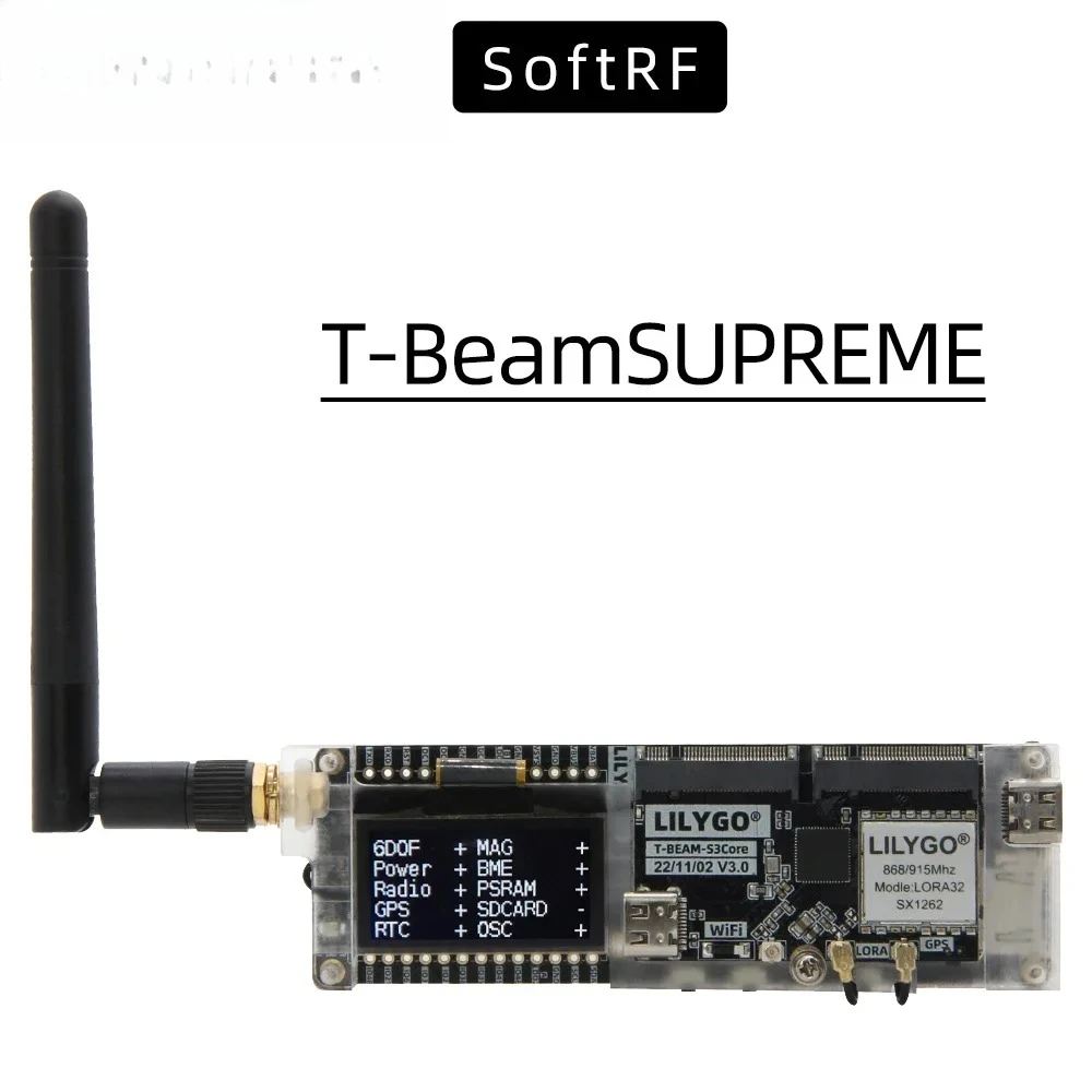 LILYGO SoftRF T-BeamSUPREME ES - Esp32 Development Board recensie en prijs